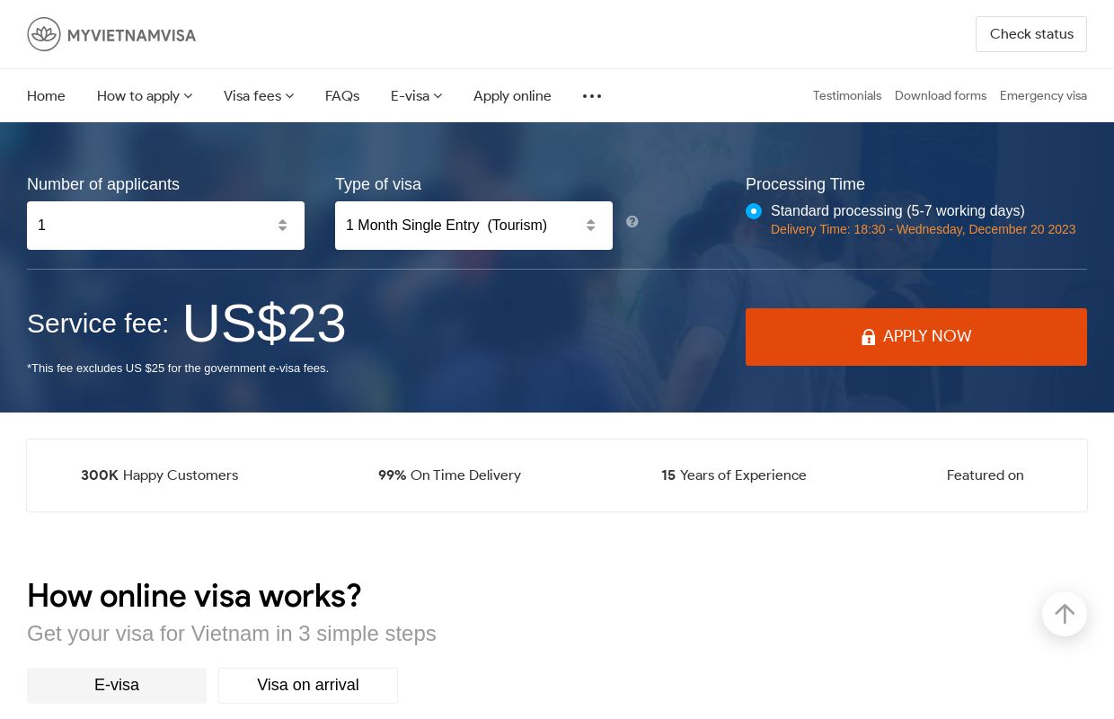 Vietnam Visa Online Application Centre: E Visa & Visa On Arrival 2023