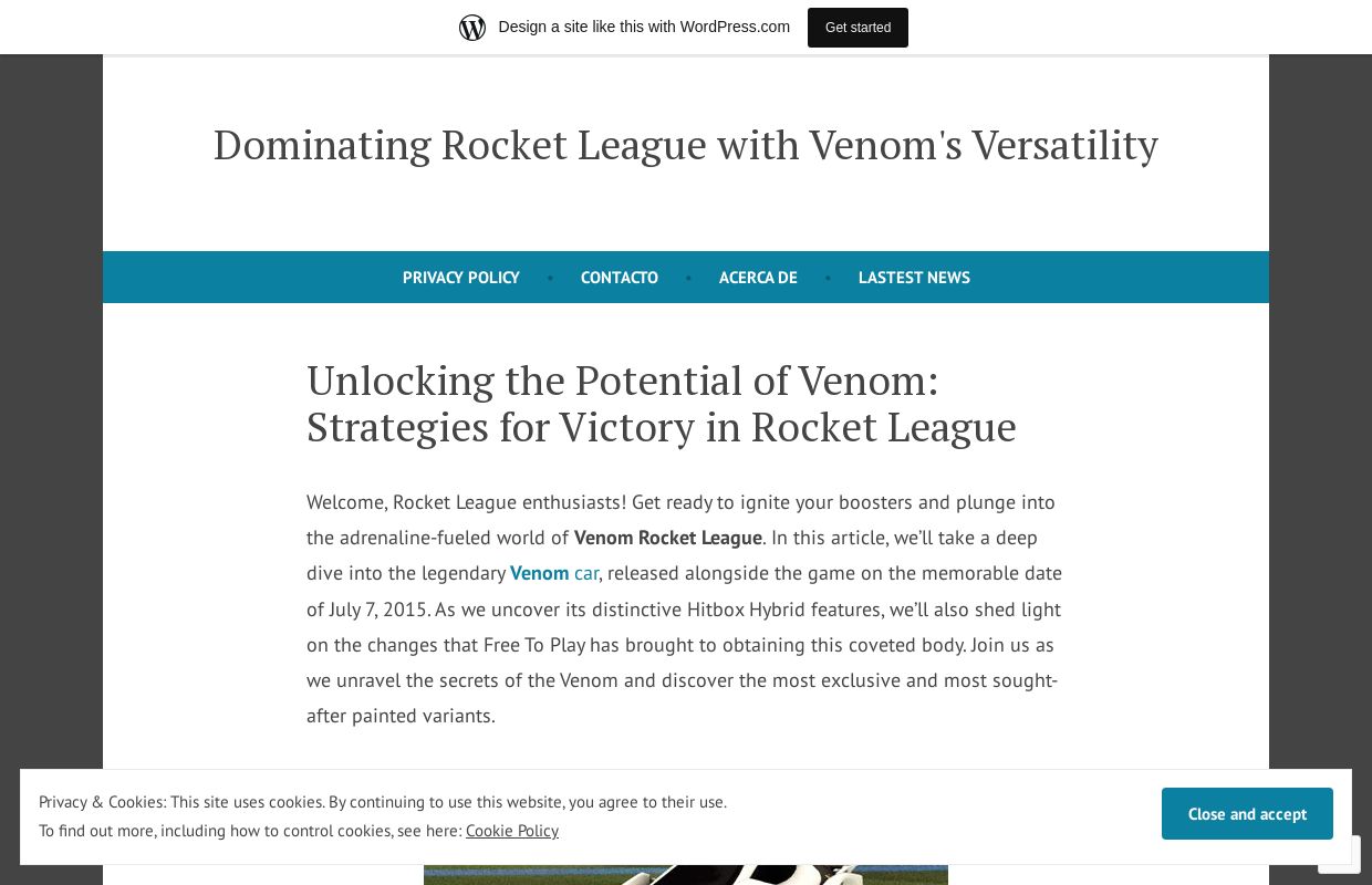 Dominating Rocket League with Venom's Versatility