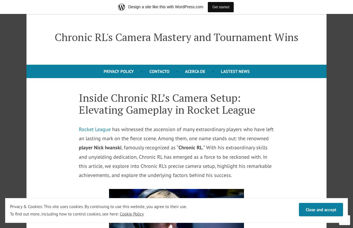 Chronic RL's Camera Mastery and Tournament Wins