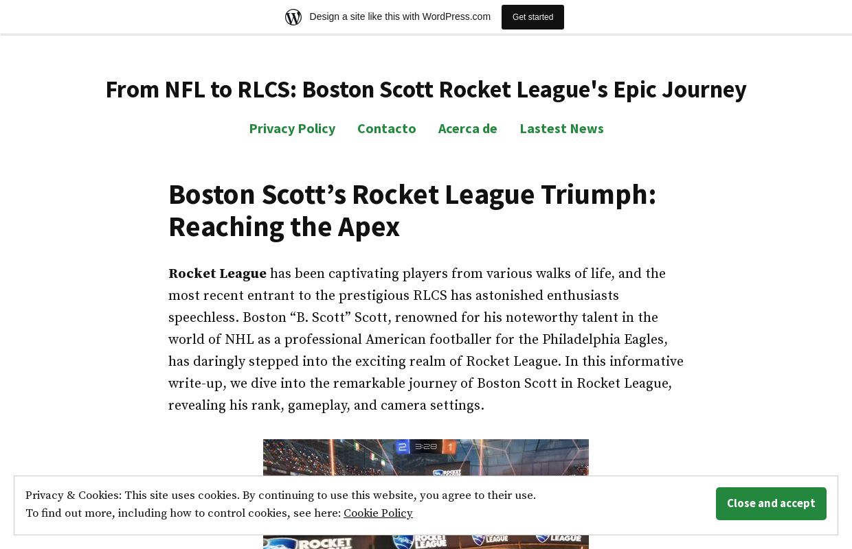 From NFL to RLCS: Boston Scott Rocket League's Epic Journey