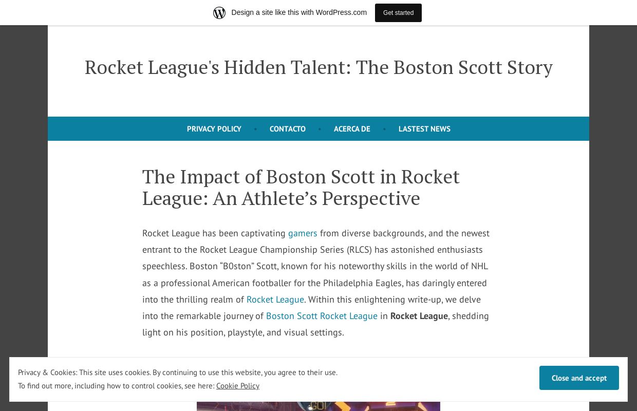 Rocket League's Hidden Talent: The Boston Scott Story