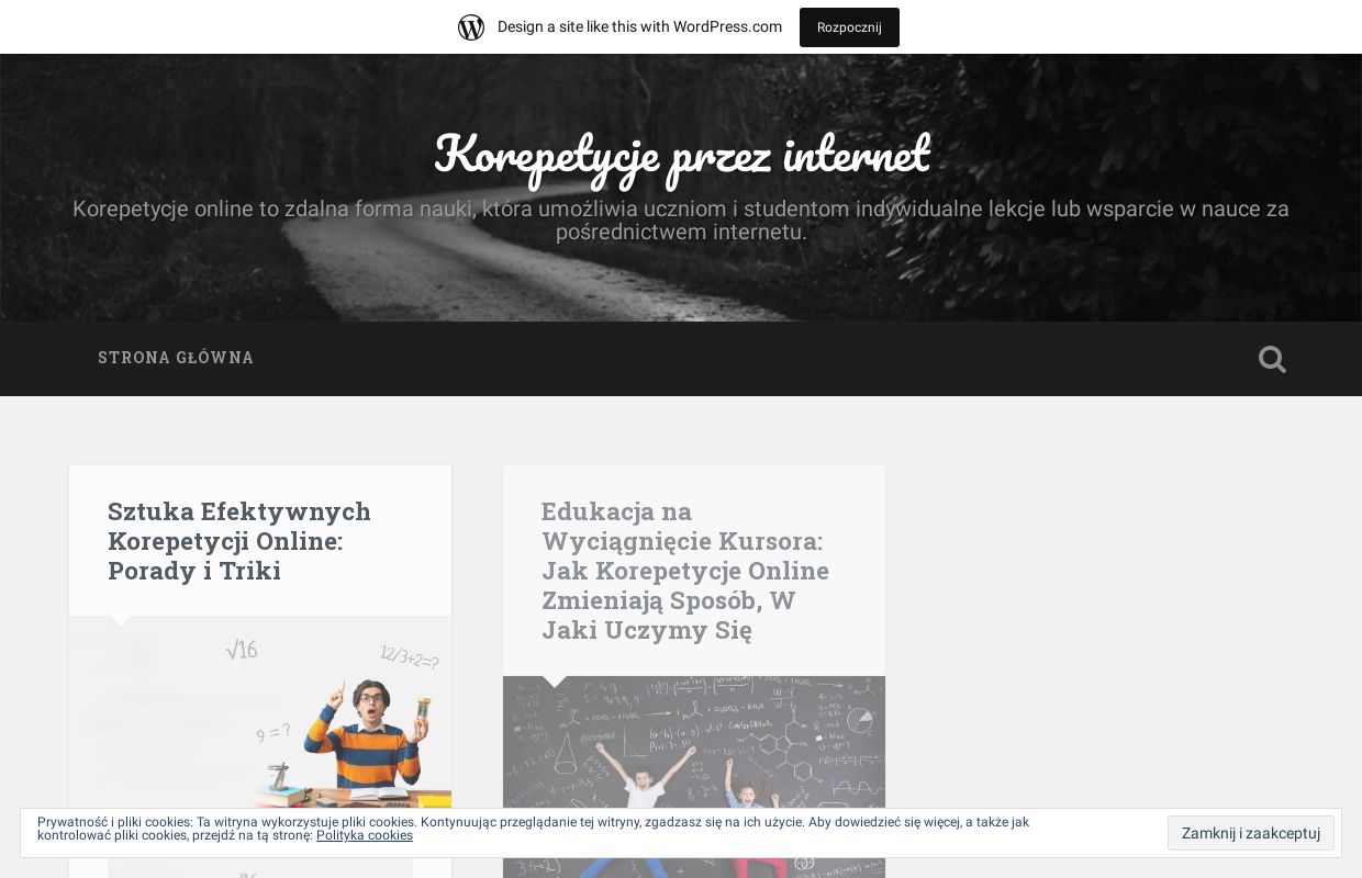 Korepetycje przez internet – Korepetycje online to zdalna forma nauki, która umożliwia uczniom i studentom indywidualne lekcje lub wsparcie w nauce za pośrednictwem internetu.