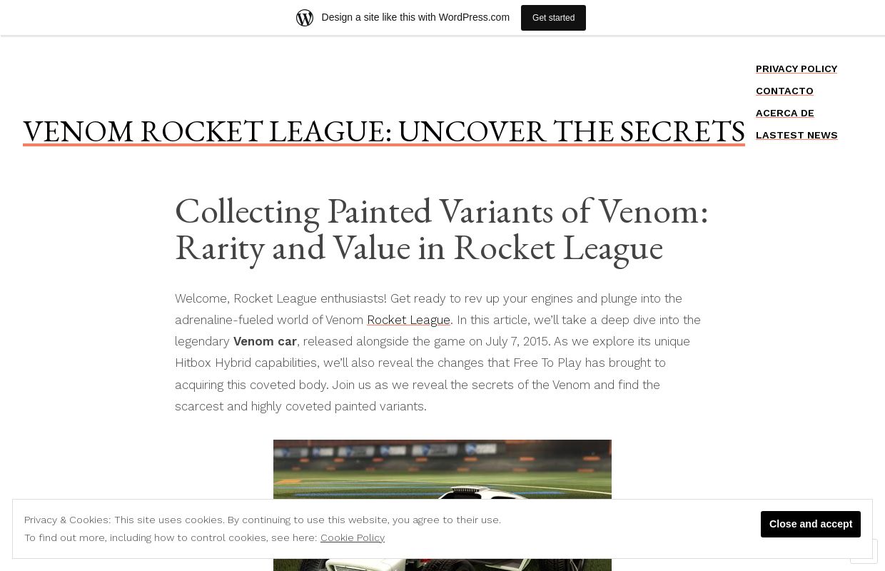 Venom Rocket League: Uncover the Secrets