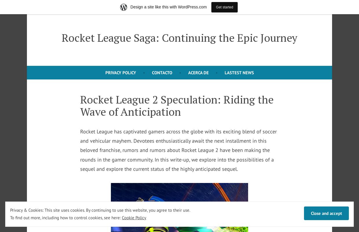 Rocket League Saga: Continuing the Epic Journey