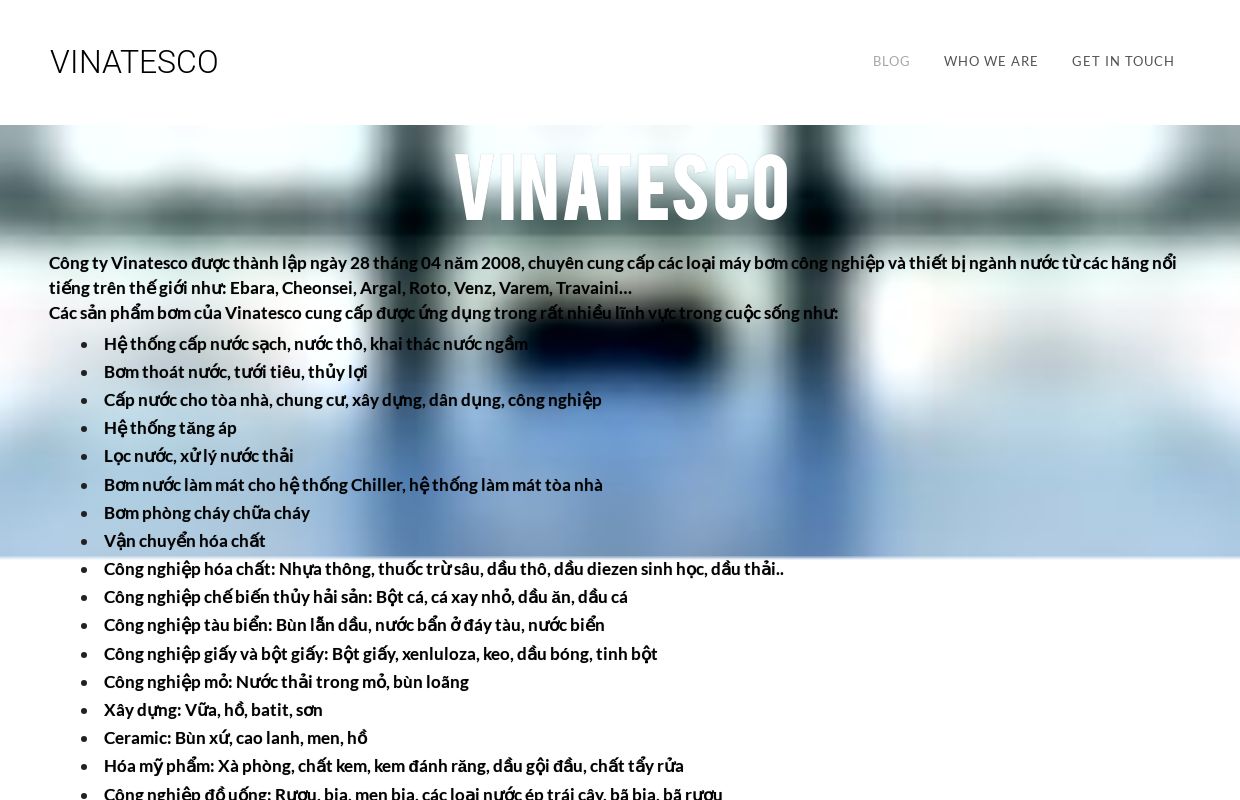 VINATESCO - Blog