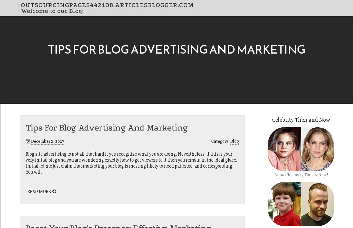 Tips For Blog  Advertising And Marketing - homepage