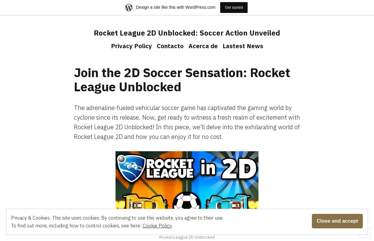 Rocket League 2D Unblocked: Soccer Action Unveiled