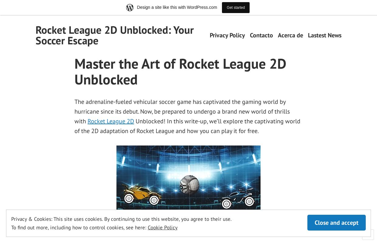 Rocket League 2D Unblocked: Your Soccer Escape