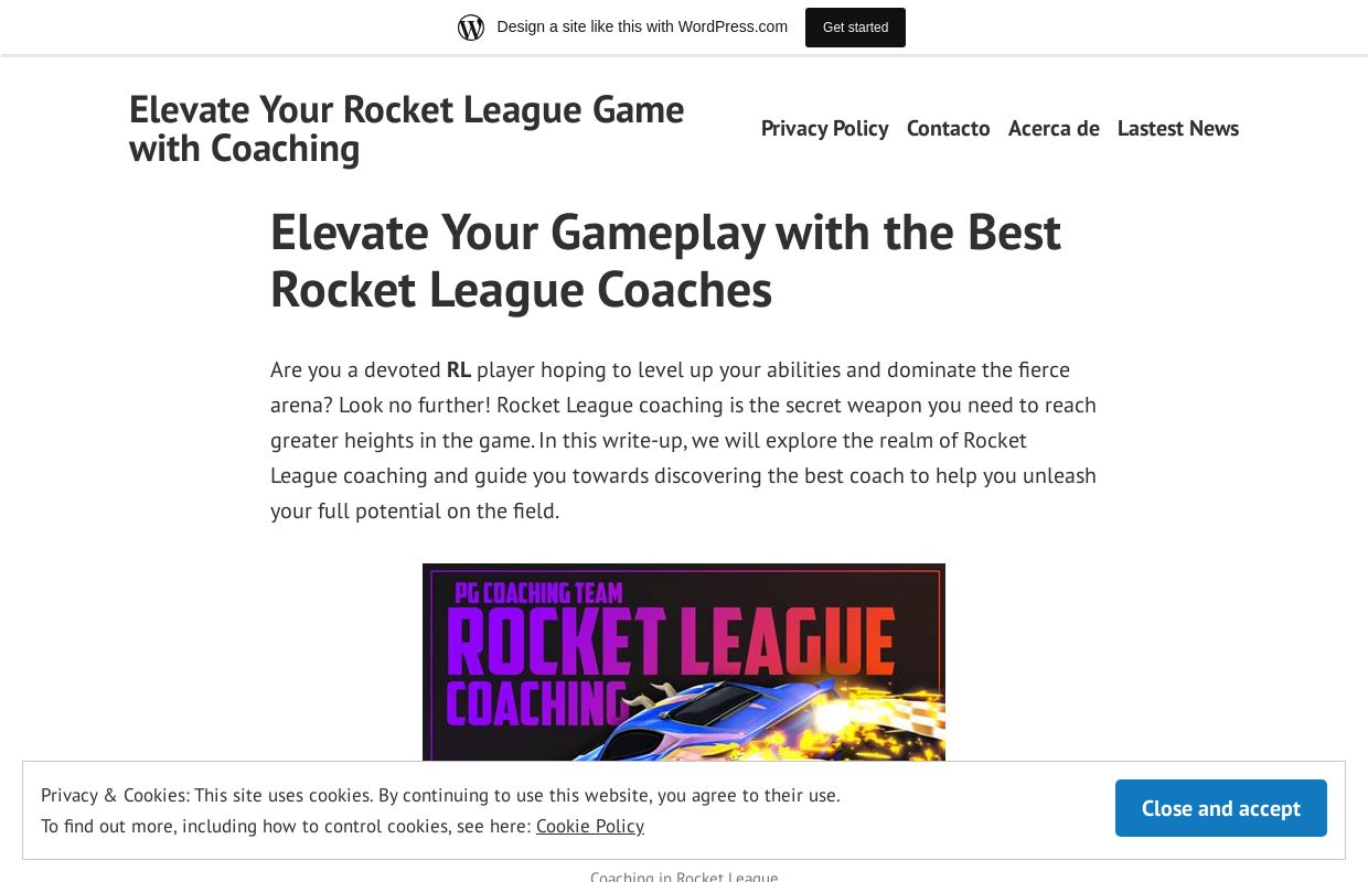 Elevate Your Rocket League Game with Coaching