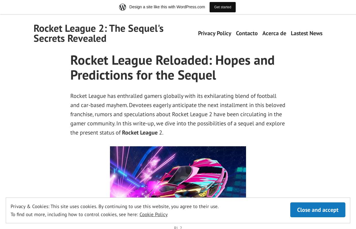 Rocket League 2: The Sequel's Secrets Revealed