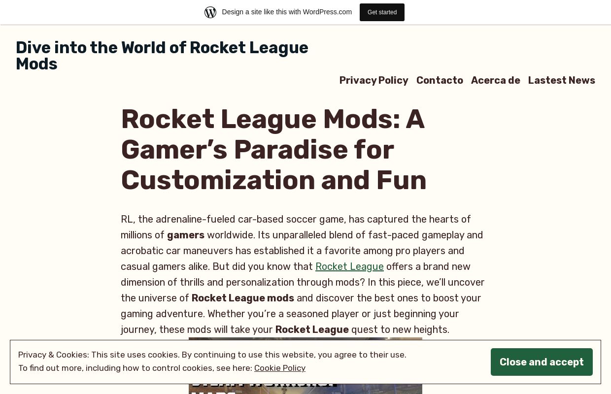 Dive into the World of Rocket League Mods