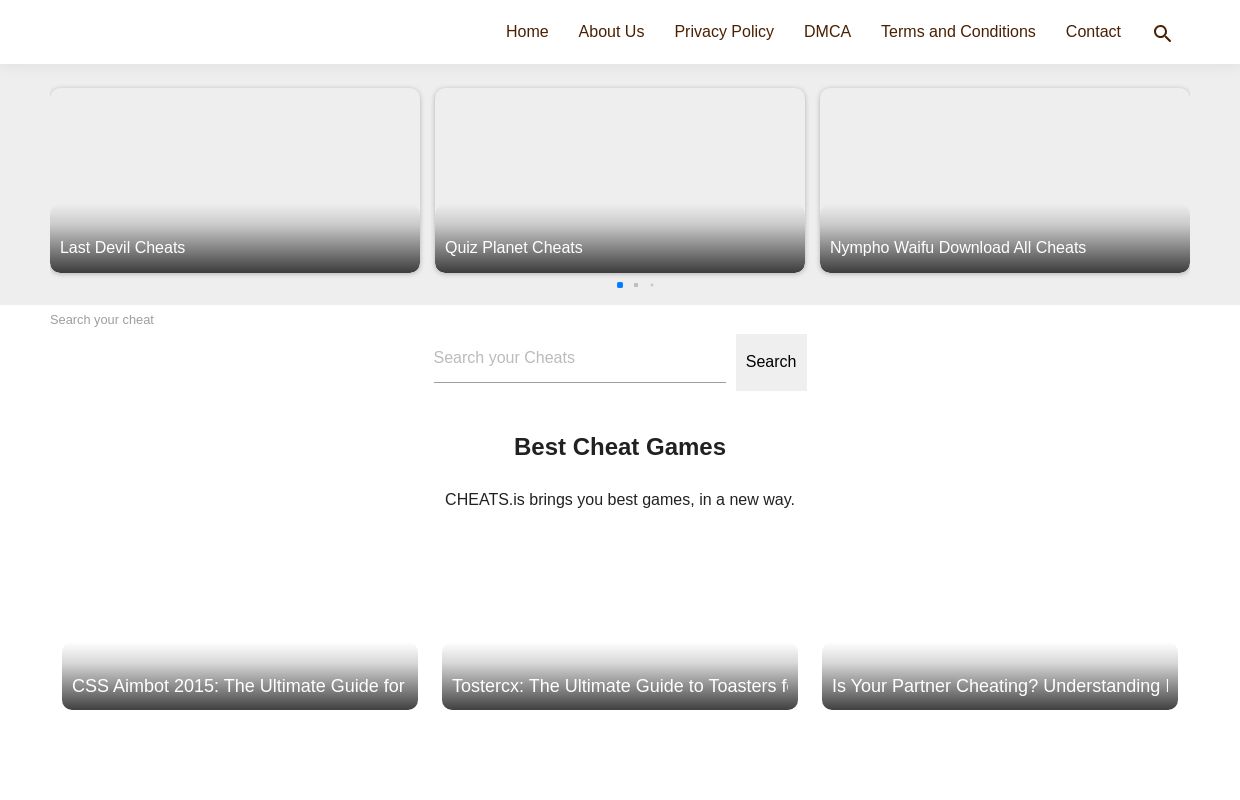 Cheats.is - Find your Free Cheats