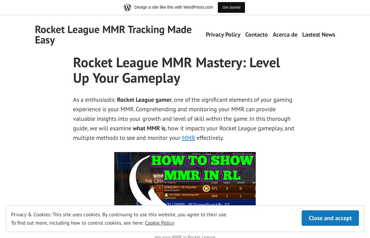 Rocket League MMR Tracking Made Easy