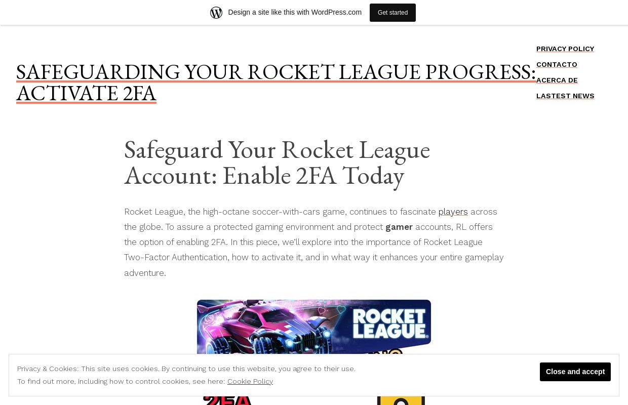 Safeguarding Your Rocket League Progress: Activate 2FA