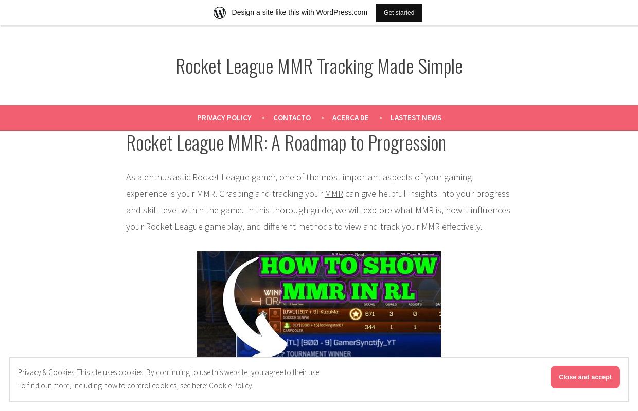 Rocket League MMR Tracking Made Simple