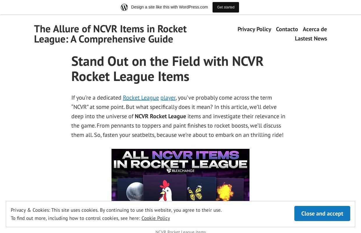 The Allure of NCVR Items in Rocket League: A Comprehensive Guide