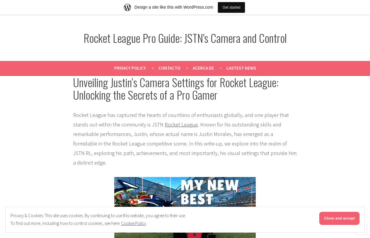 Rocket League Pro Guide: JSTN's Camera and Control