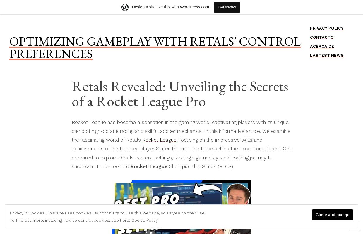 Optimizing Gameplay with Retals' Control Preferences