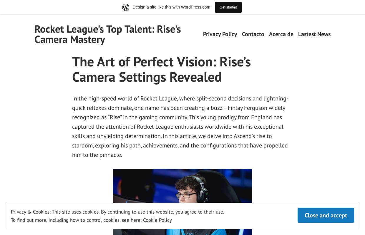 Rocket League's Top Talent: Rise's Camera Mastery