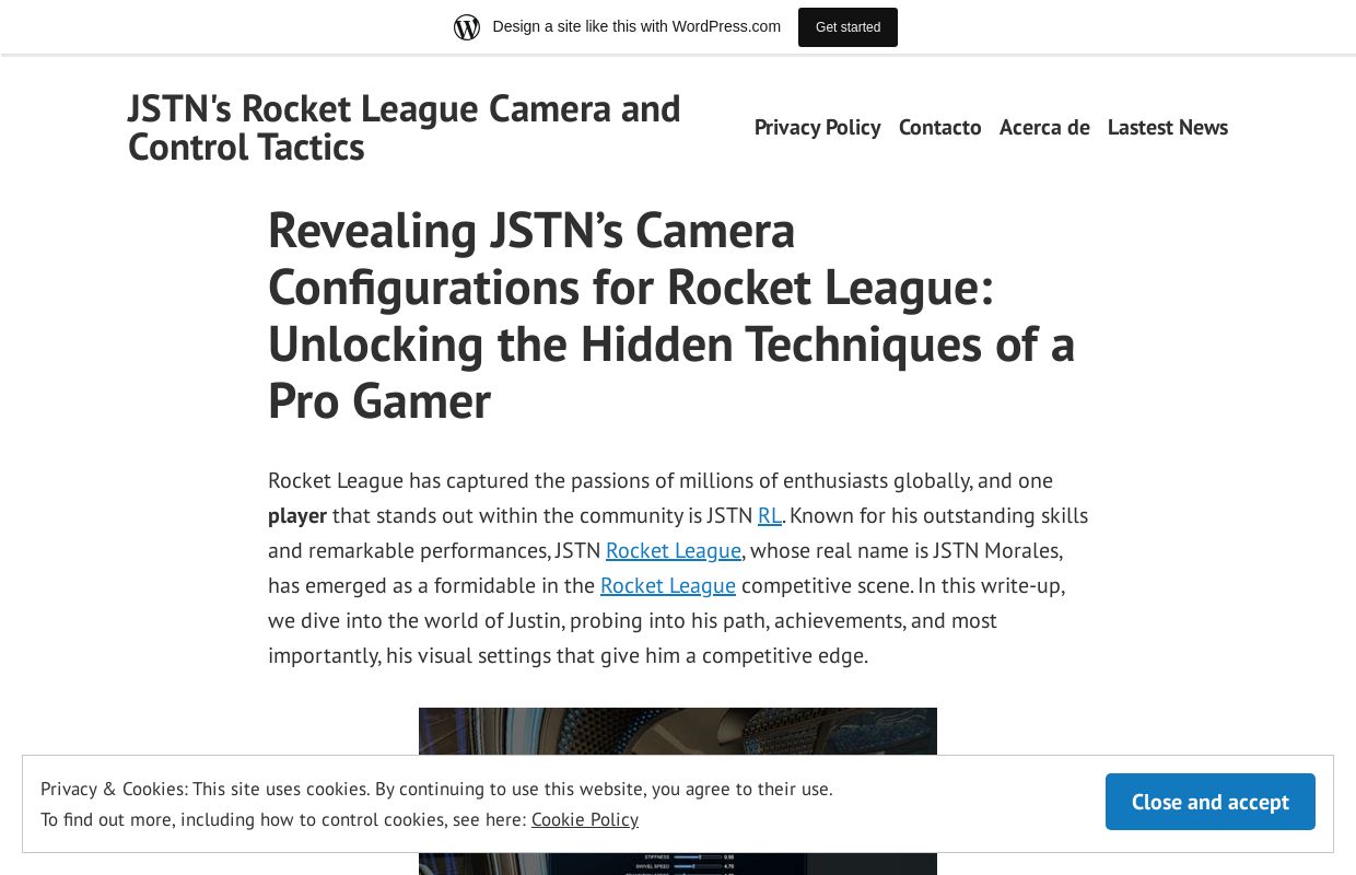 JSTN's Rocket League Camera and Control Tactics