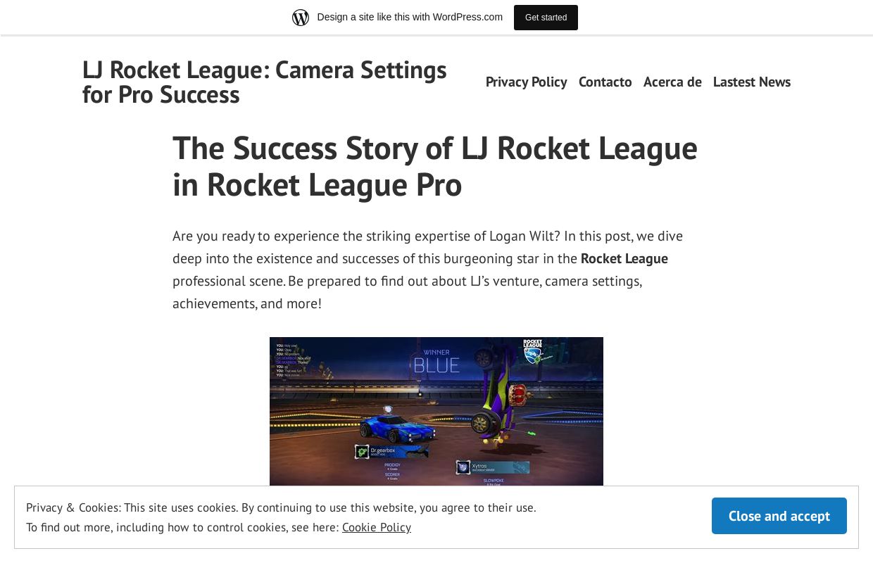 LJ Rocket League: Camera Settings for Pro Success