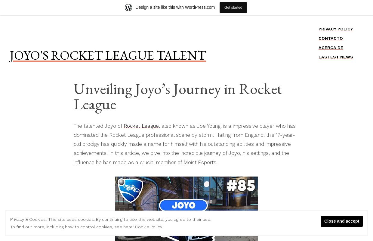 Joyo's Rocket League Talent