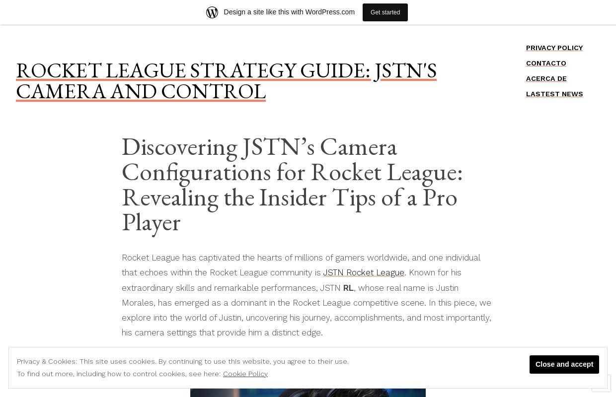 Rocket League Strategy Guide: JSTN's Camera and Control