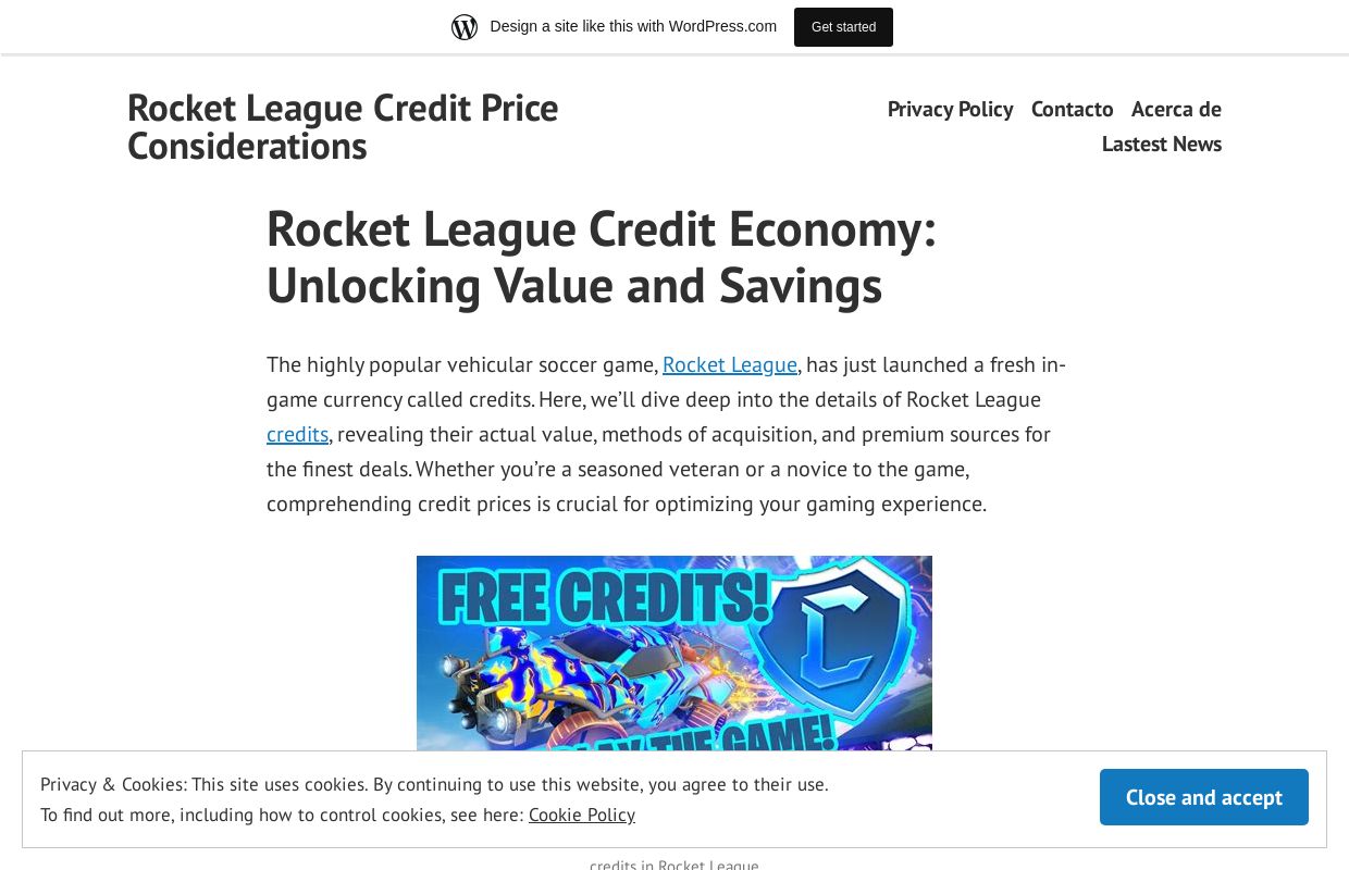 Rocket League Credit Price Considerations
