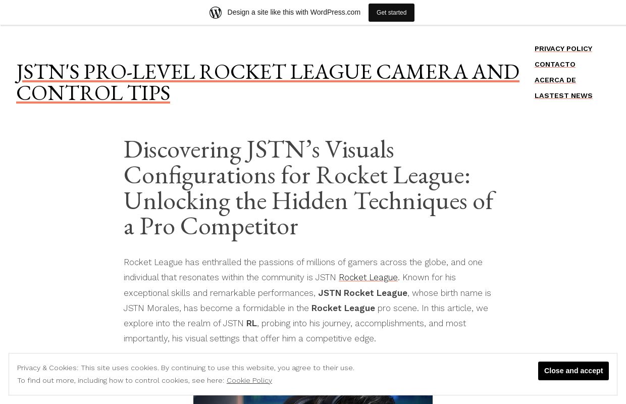 JSTN's Pro-Level Rocket League Camera and Control Tips