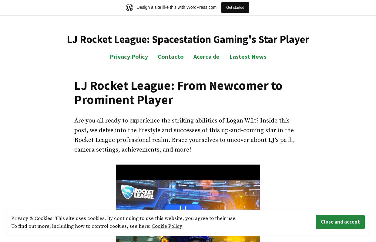 LJ Rocket League: Spacestation Gaming's Star Player