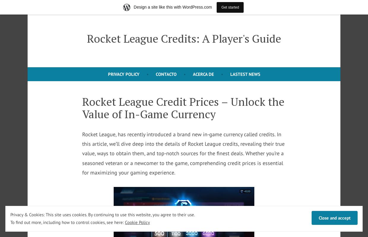 Rocket League Credits: A Player's Guide
