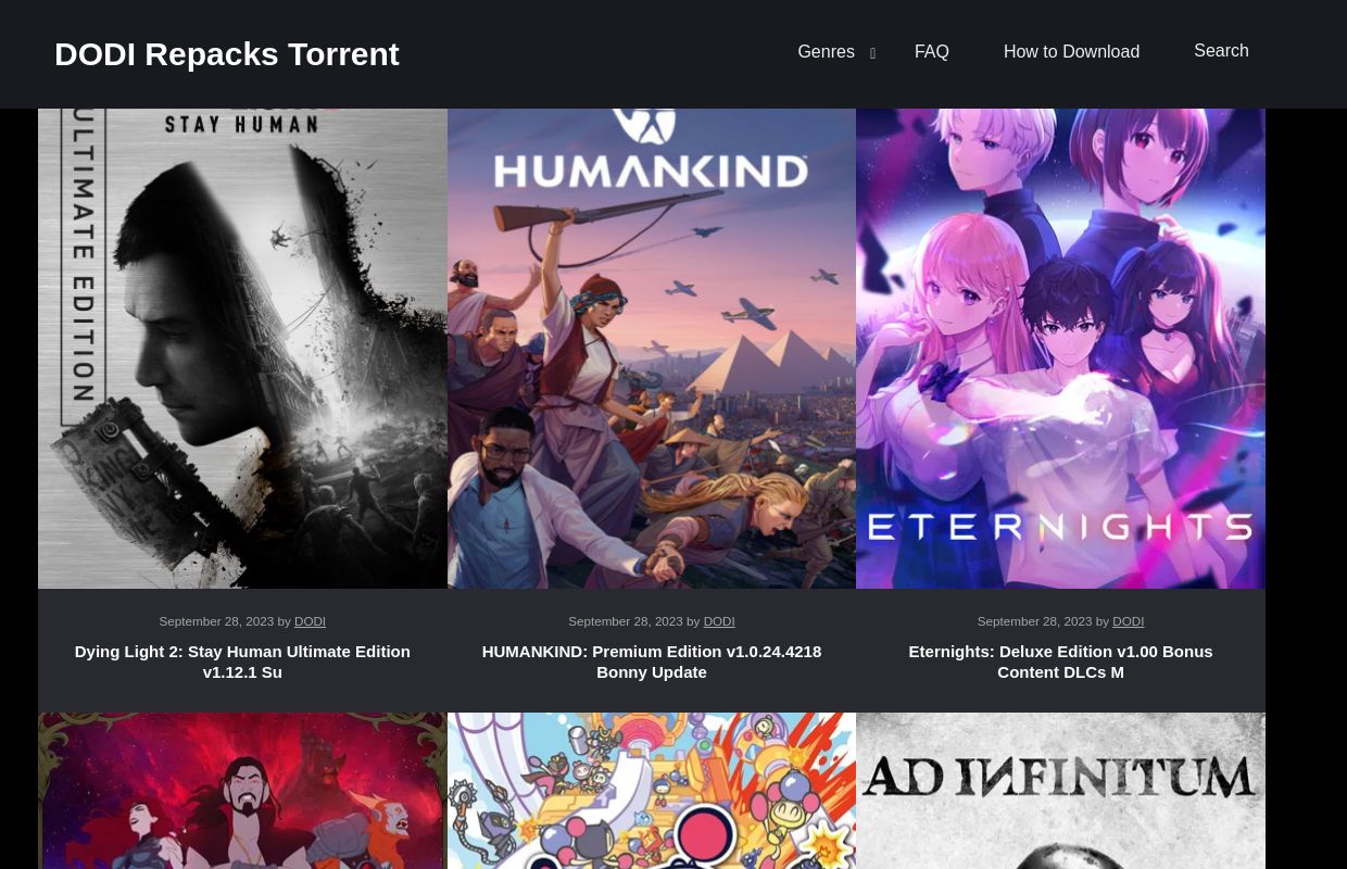 DODI Repacks Torrent - Download FREE PC Games Repacked by DODI