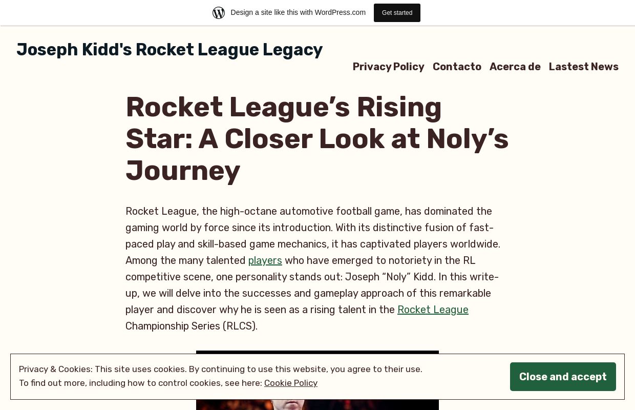 Joseph Kidd's Rocket League Legacy