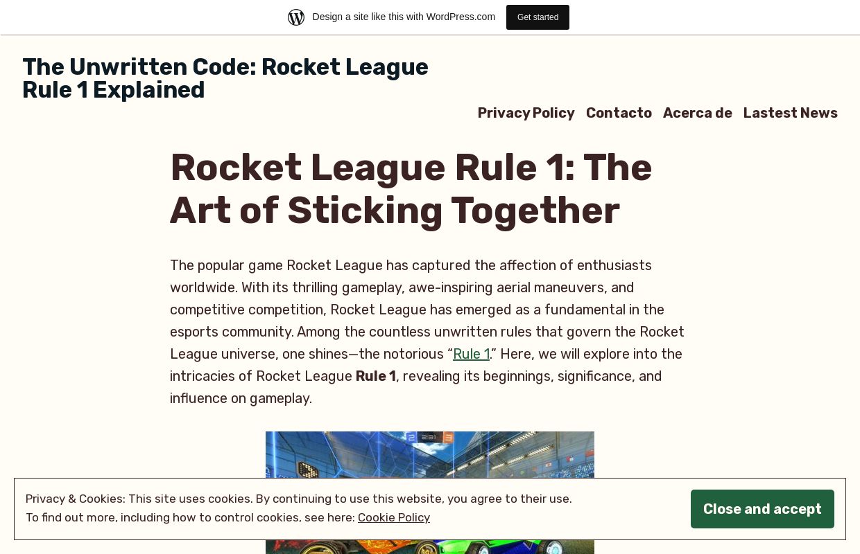 The Unwritten Code: Rocket League Rule 1 Explained