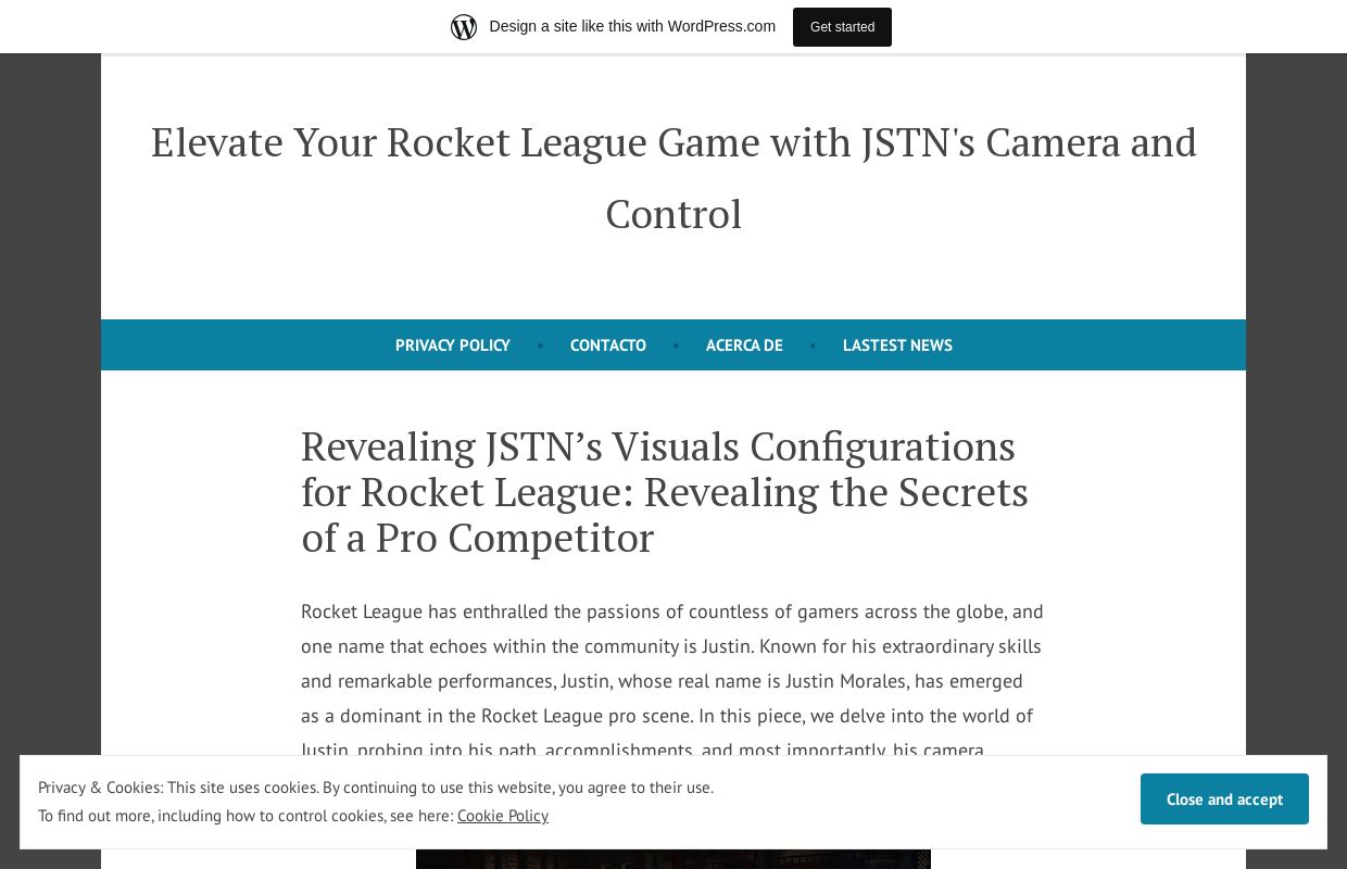 Elevate Your Rocket League Game with JSTN's Camera and Control