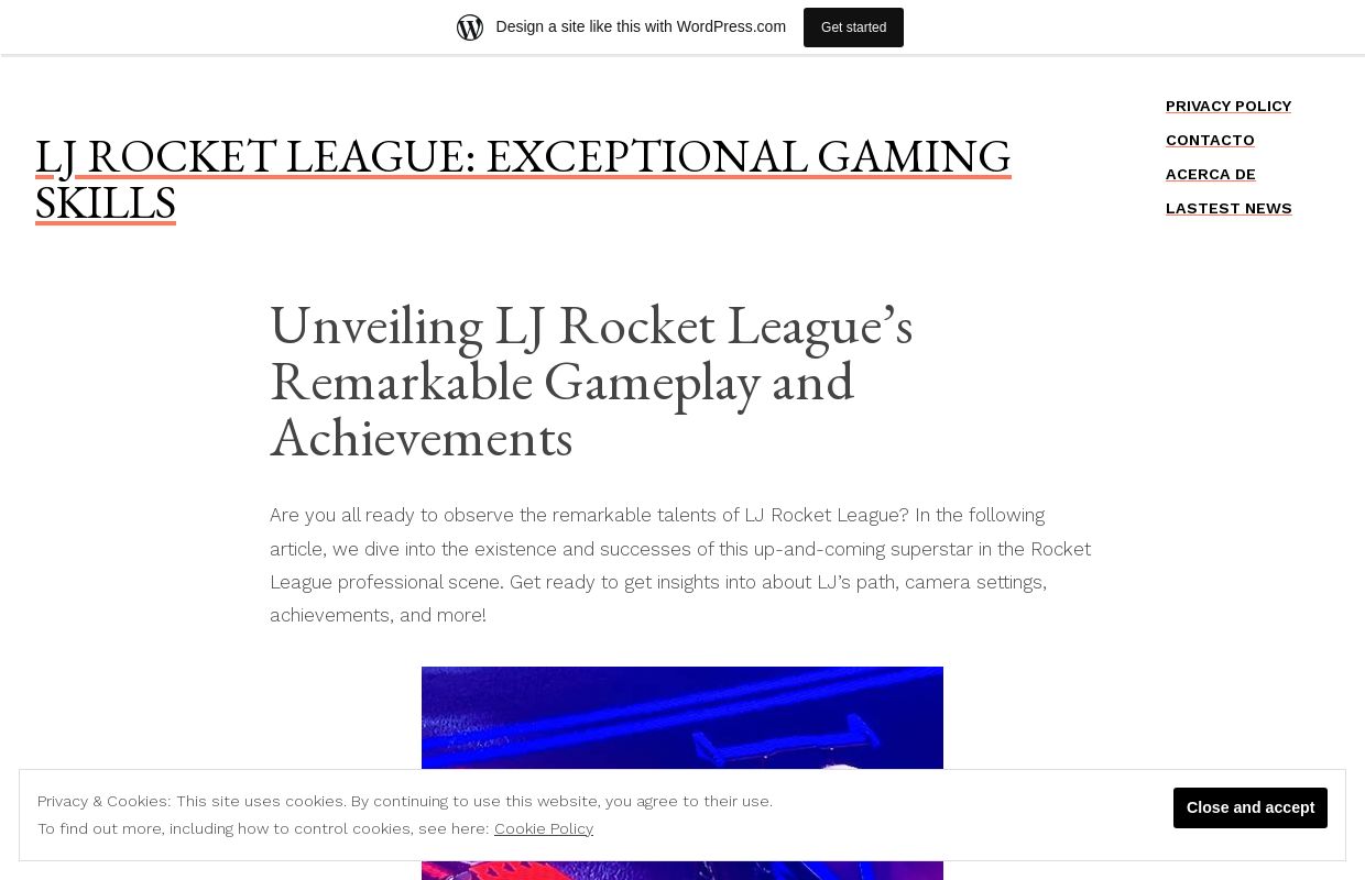 LJ Rocket League: Exceptional Gaming Skills