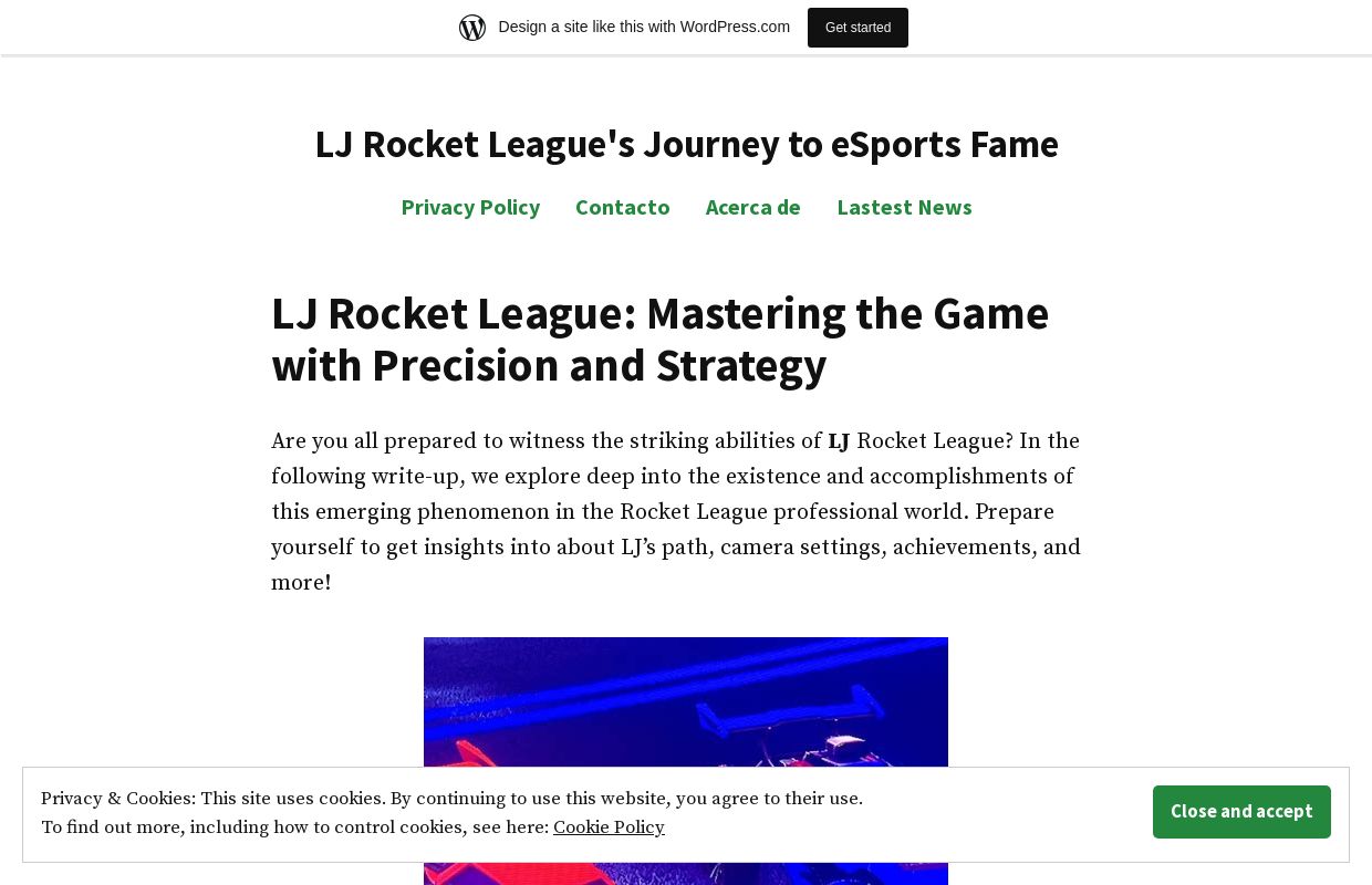 LJ Rocket League's Journey to eSports Fame