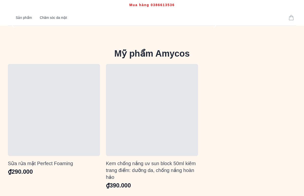 Mỹ phẩm Amycos - Thương hiệu mỹ phẩm Việt Nam chất lượng, an toàn