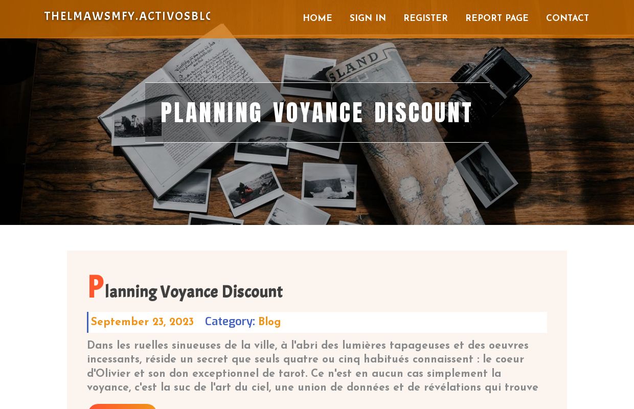 planning voyance discount - homepage