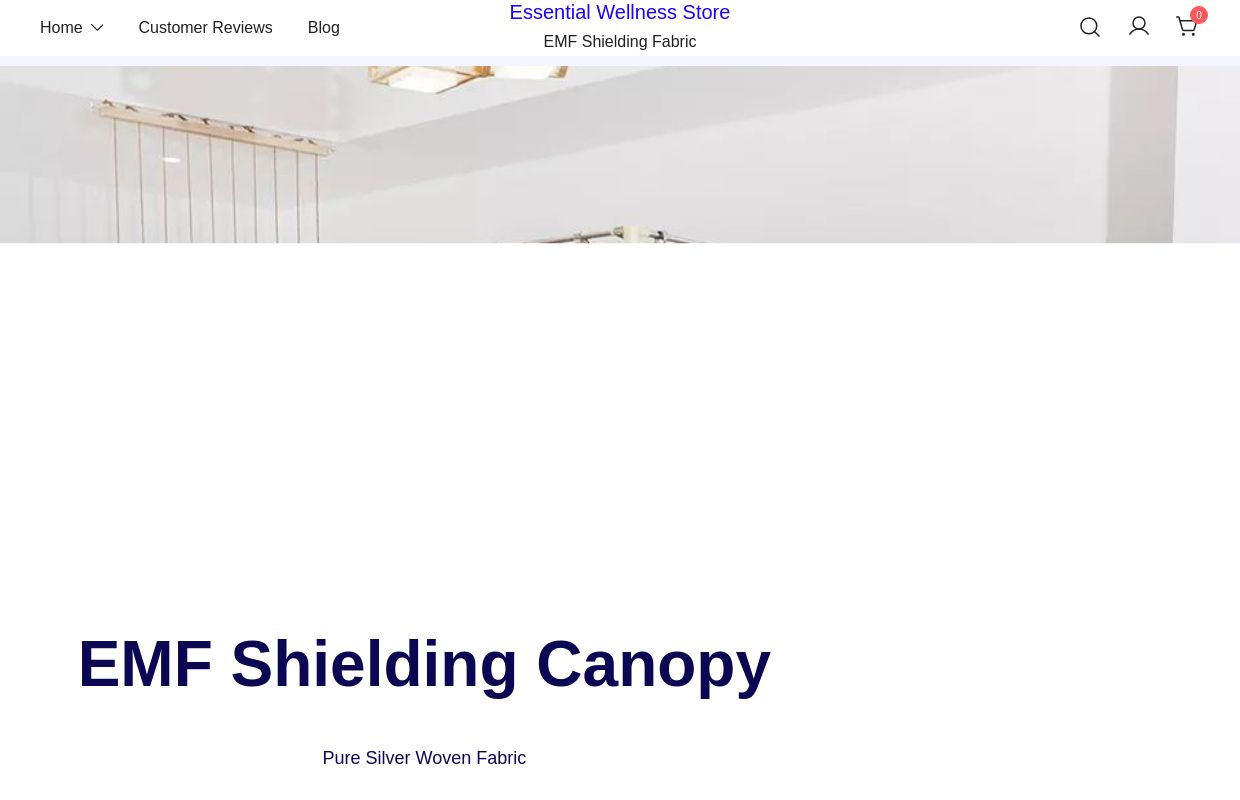 Essential Wellness Store – EMF Shielding Fabric