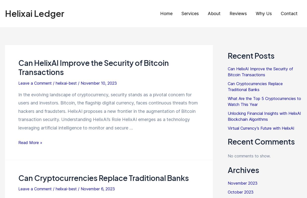 Helixai Ledger - Where Blockchain Visions Come to Life
