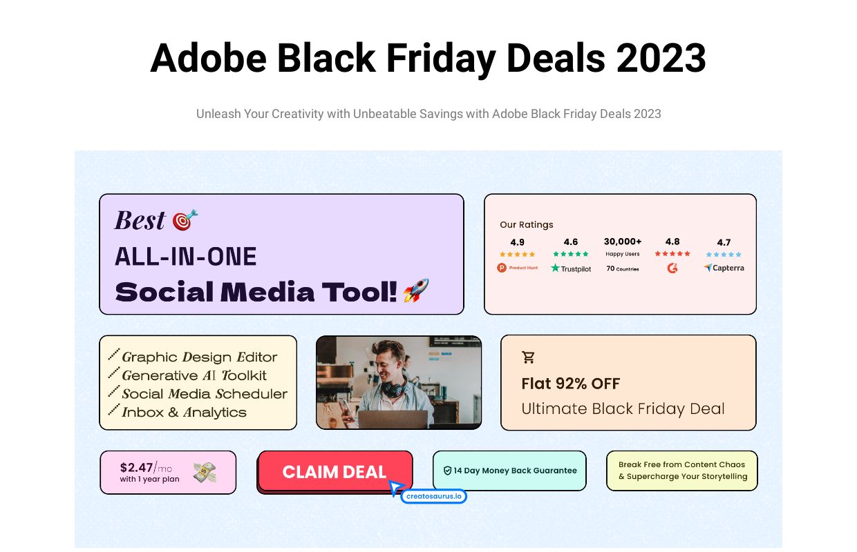 Adobe Black Friday Deals 2023 - Black Friday Sale