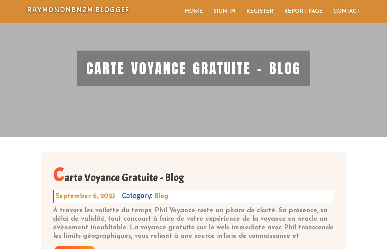 carte voyance gratuite - blog - homepage