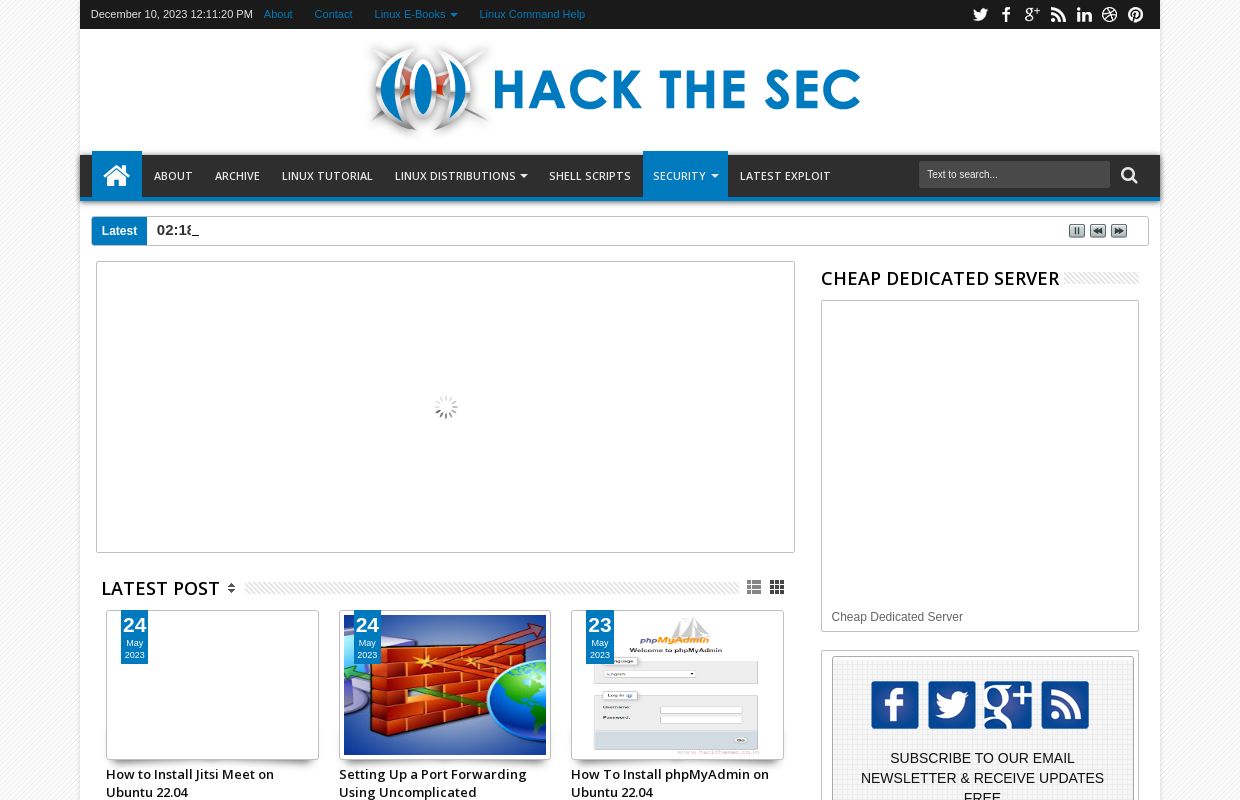 Hack The Sec-Leading Resource Of Linux Tutorial