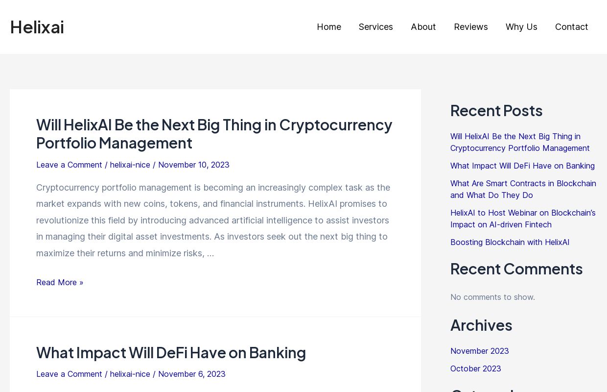 Helixai - Crafting Tomorrow’s Blockchain Landscape