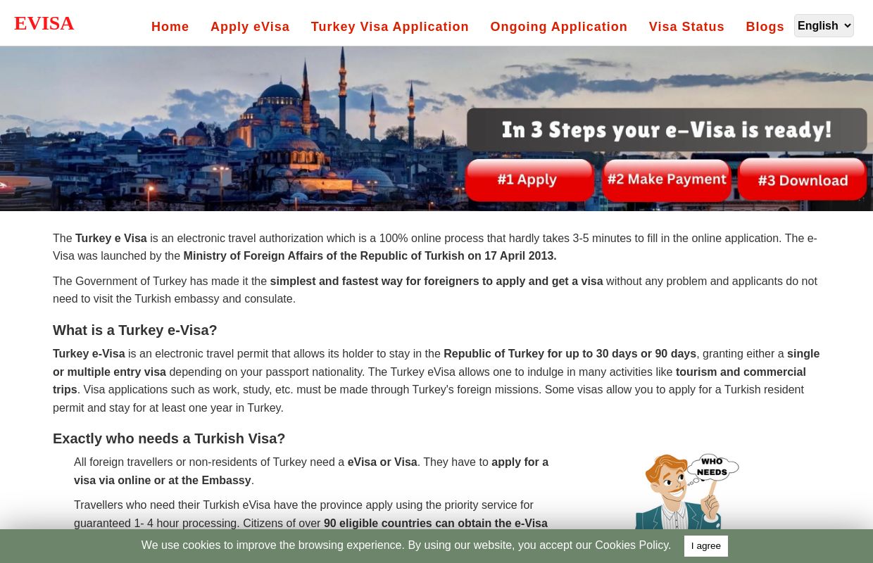 Online Application Form for Turkey e Visa 