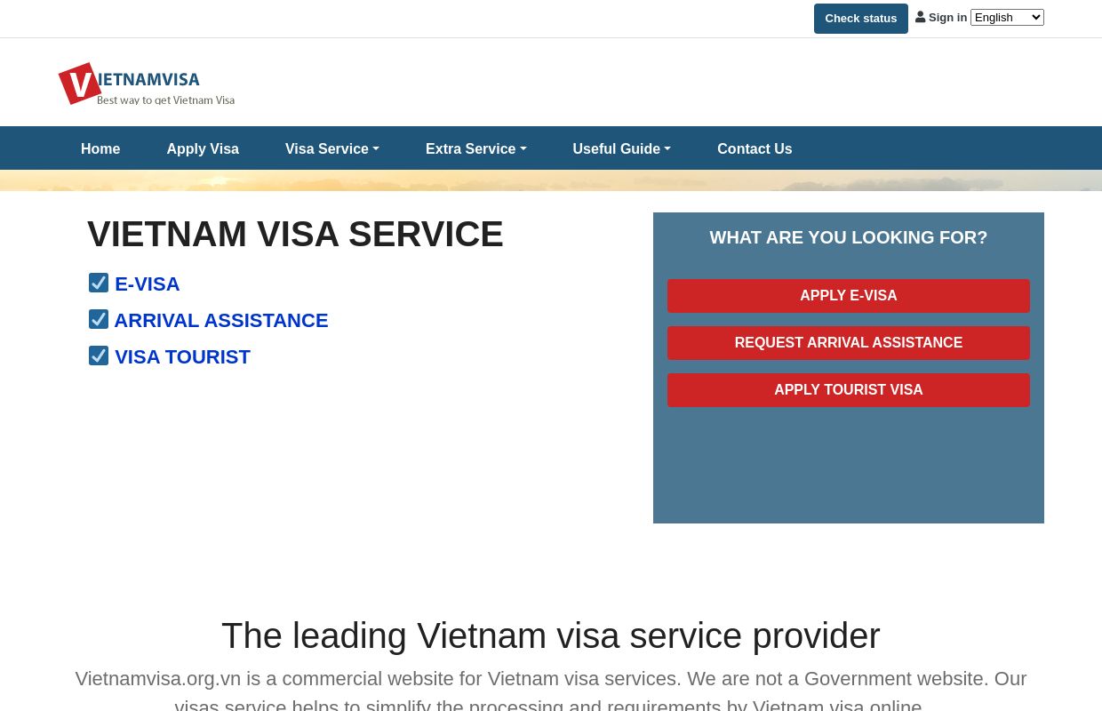 Vietnam Visa On Arrival - Official site for Vietnam visa online