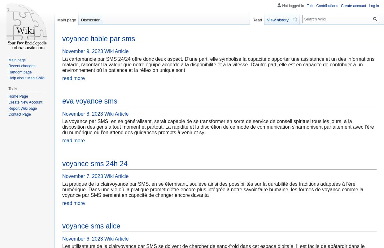 voyance fiable par sms - homepage