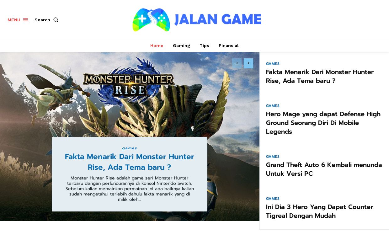 Portal Game, berita dan Download Game Terbaru - JalanGame