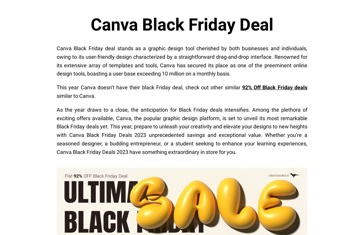 Canva Black Friday Deals 2023